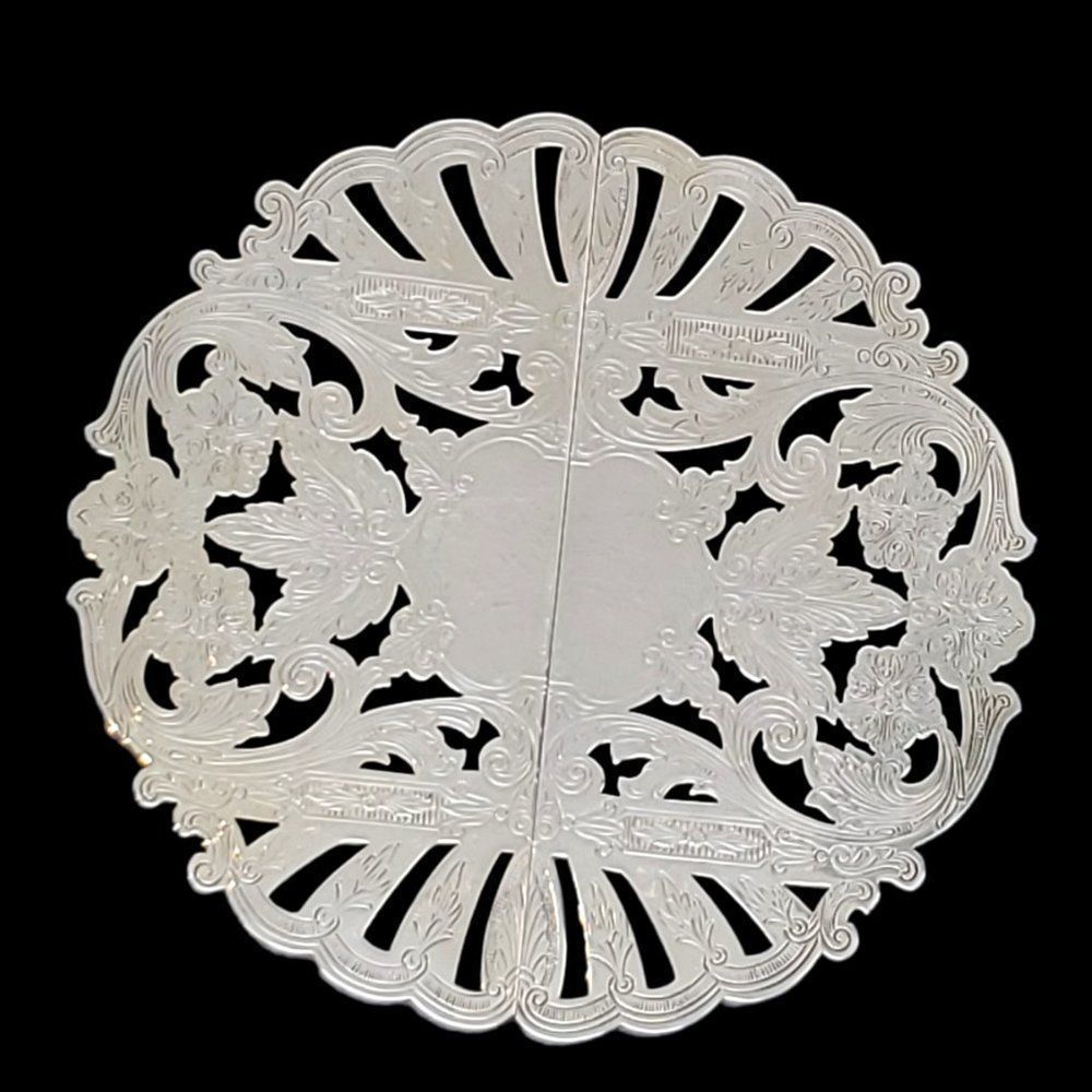 Vintage Silver Plated Expandable Trivet